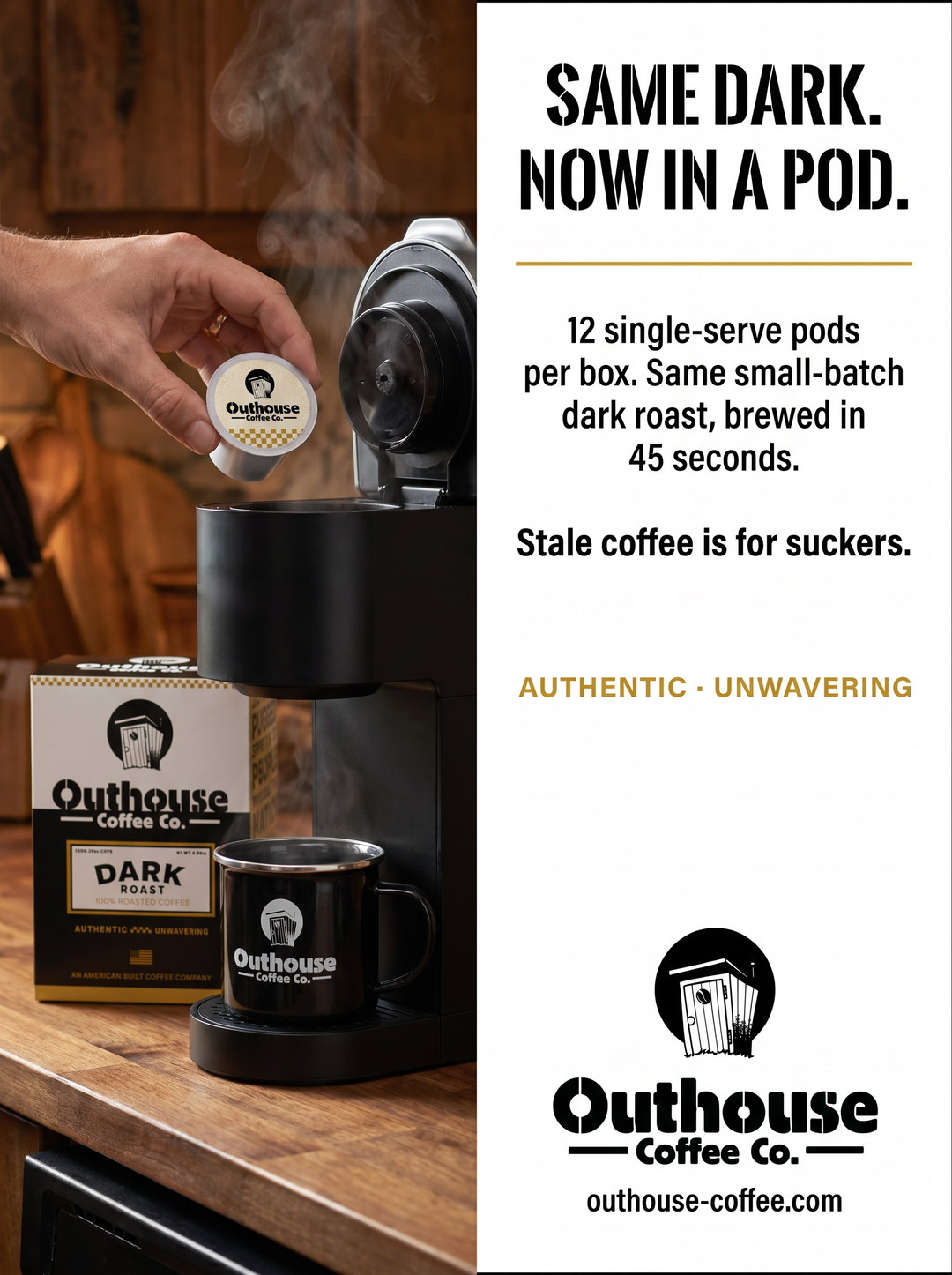 DARK ROAST · PODS