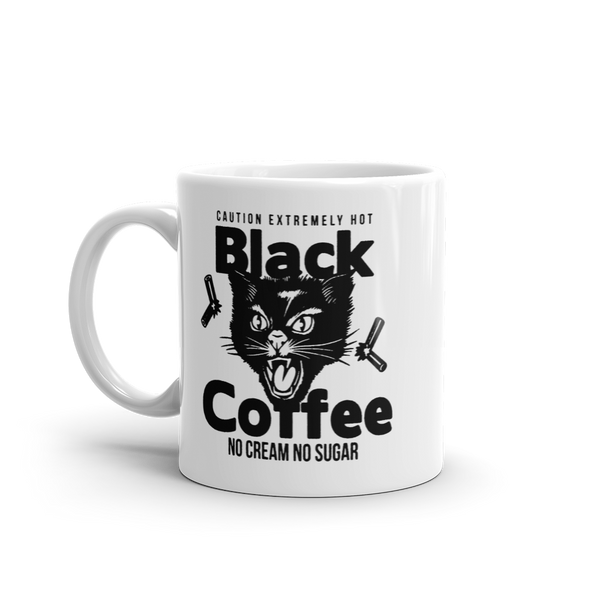 Black Cat Coffee Mug